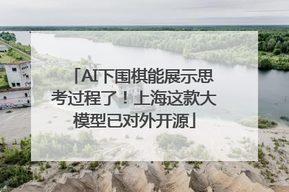 AI下围棋能展示思考过程了！上海这款大模型已对外开源