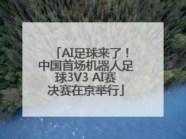 AI足球来了！中国首场机器人足球3V3 AI赛决赛在京举行